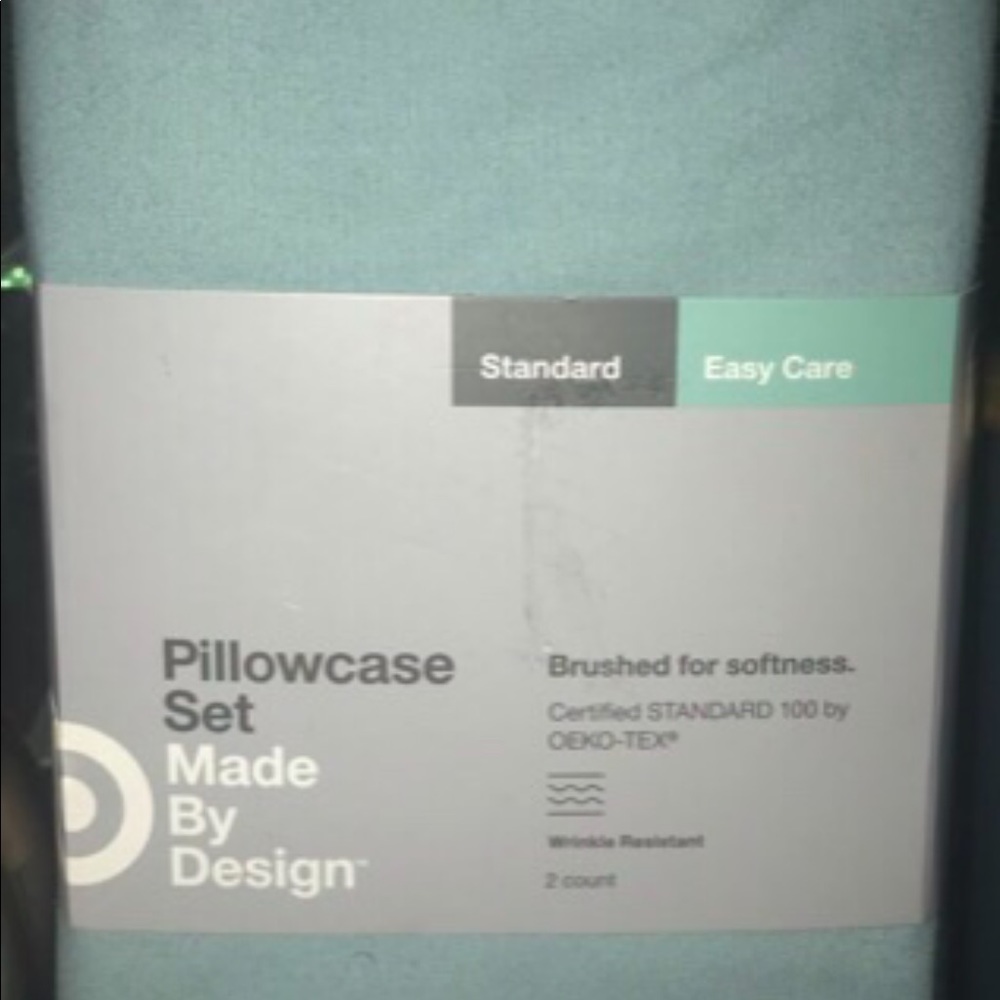 Standard size pillowcases
